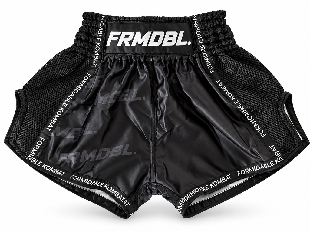 Kids 01BLK COMBATIVE SHORTS