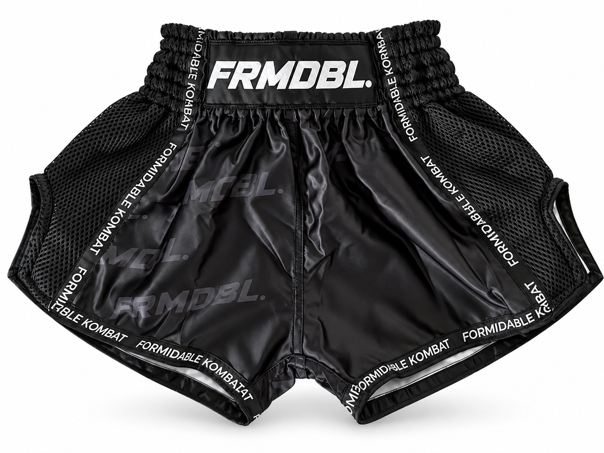 Kids 01BLK COMBATIVE SHORTS