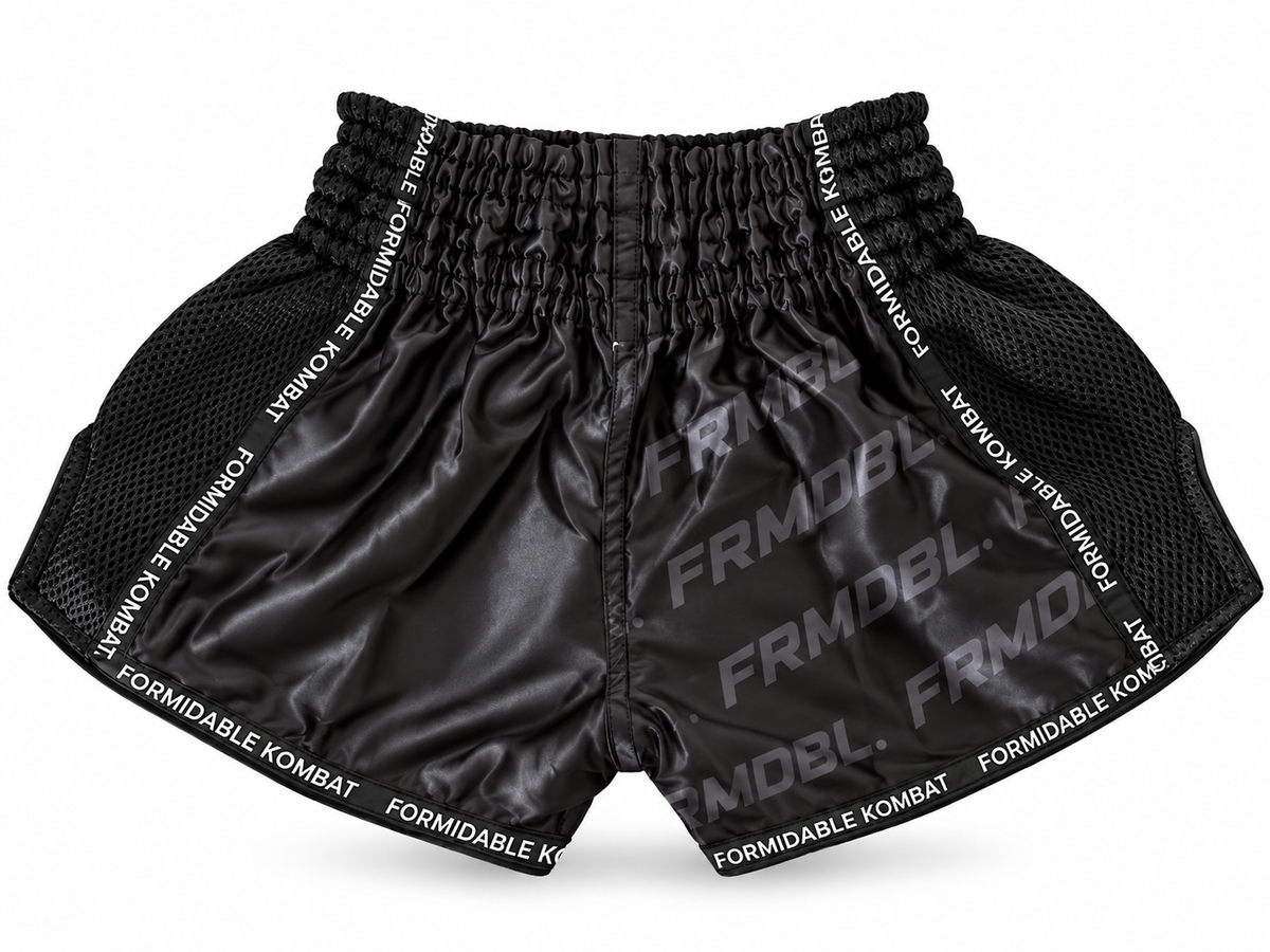 Kids 01BLK COMBATIVE SHORTS